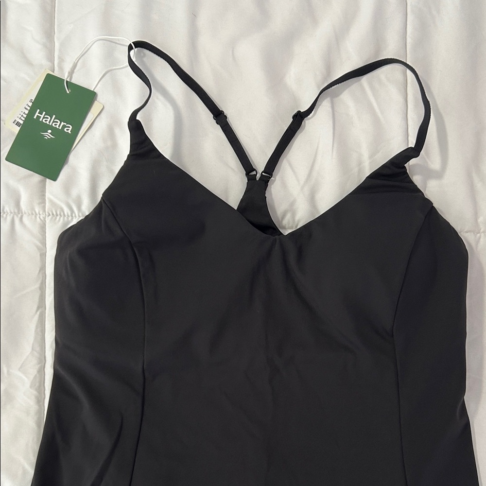 Halara Racerback Black Dress